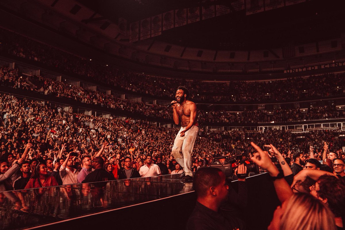 Childish Gambino performing live