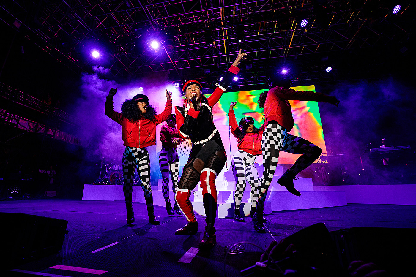Janelle Monae performing live