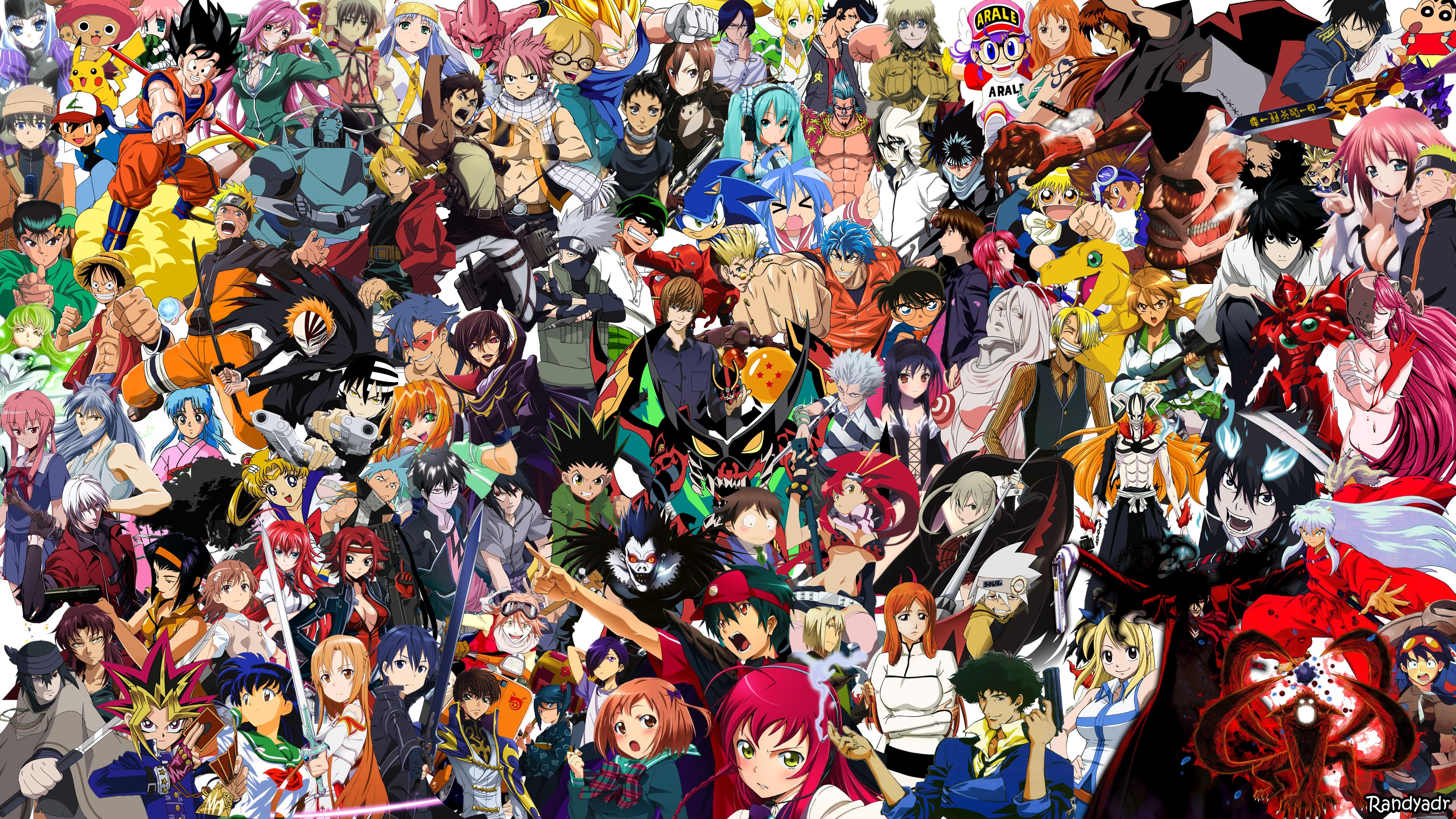 Anime collage
