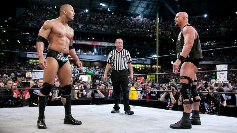 Stone Cold Steve Austin and The Rock