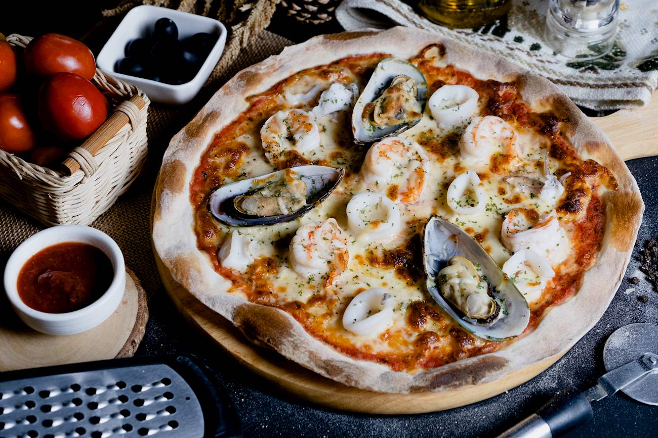 Pizza ai frutti di mare