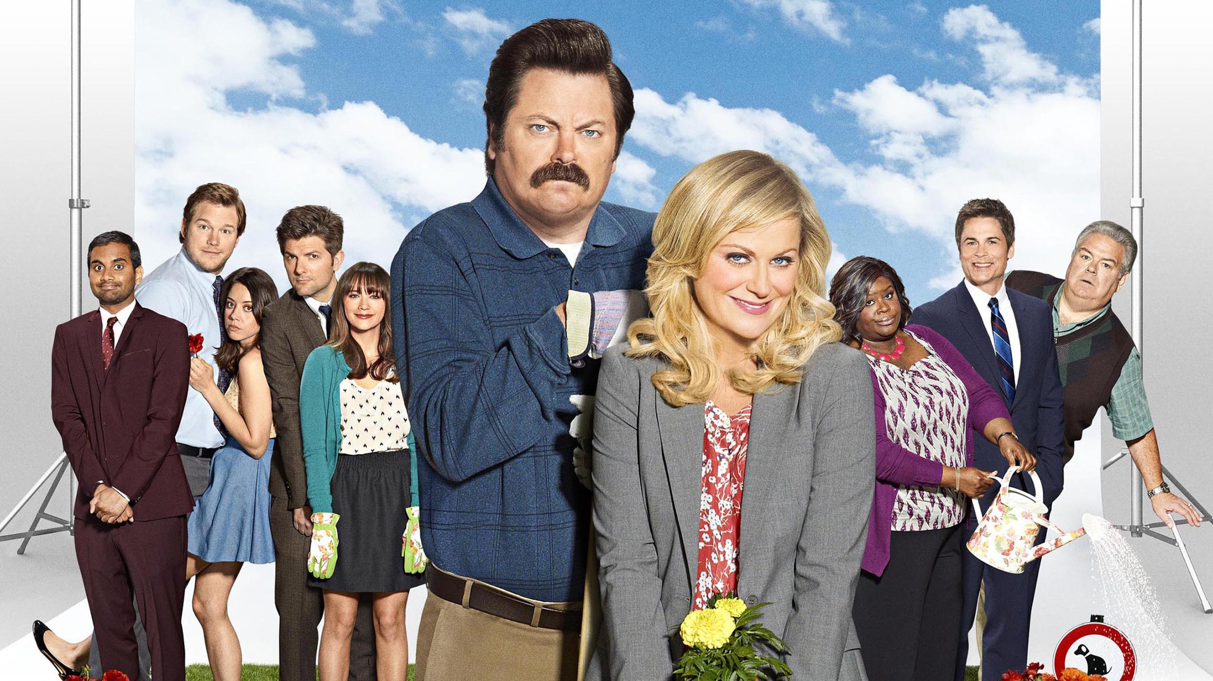 The cast of Parks and Recreation