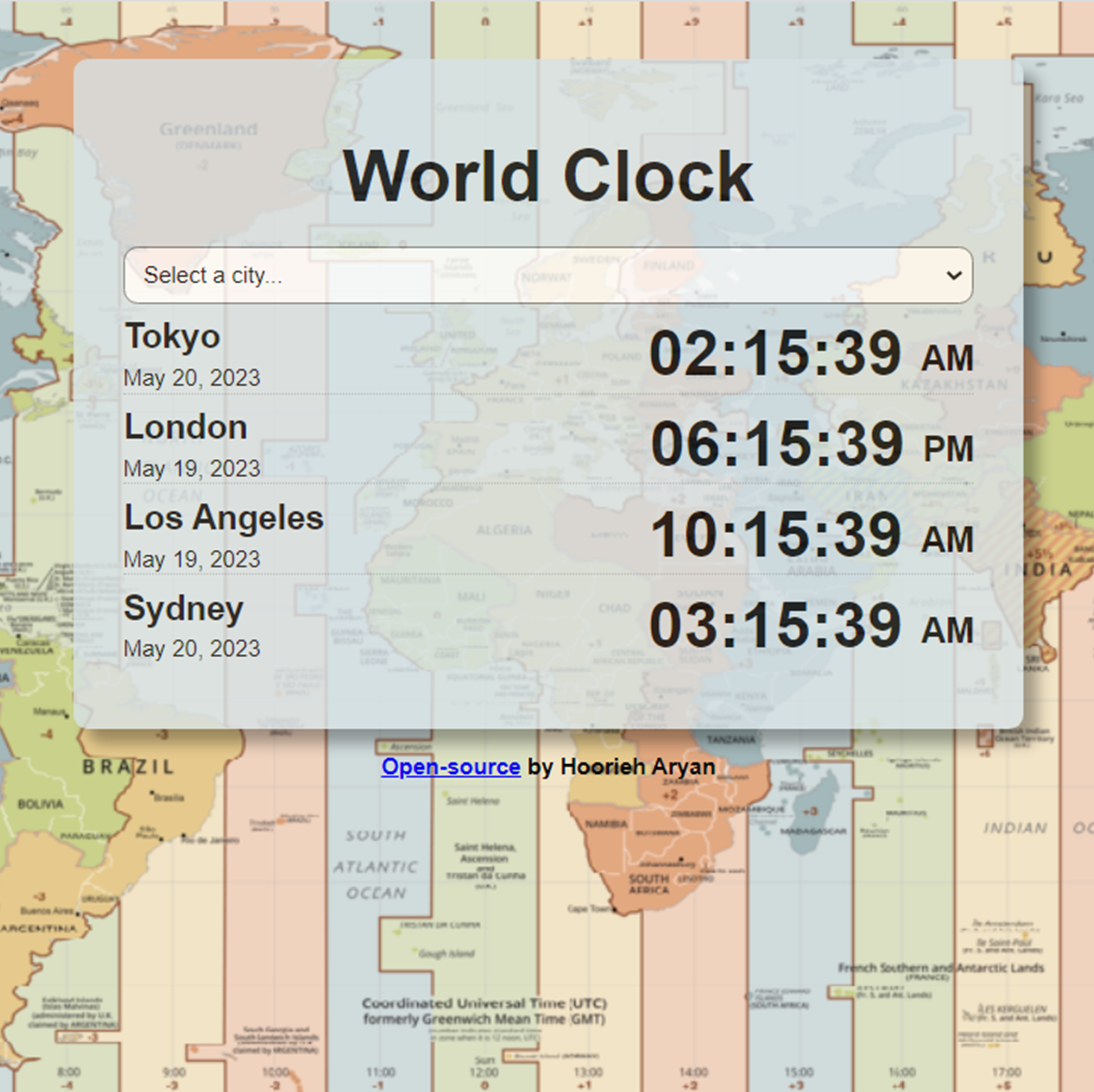 world clock app preview