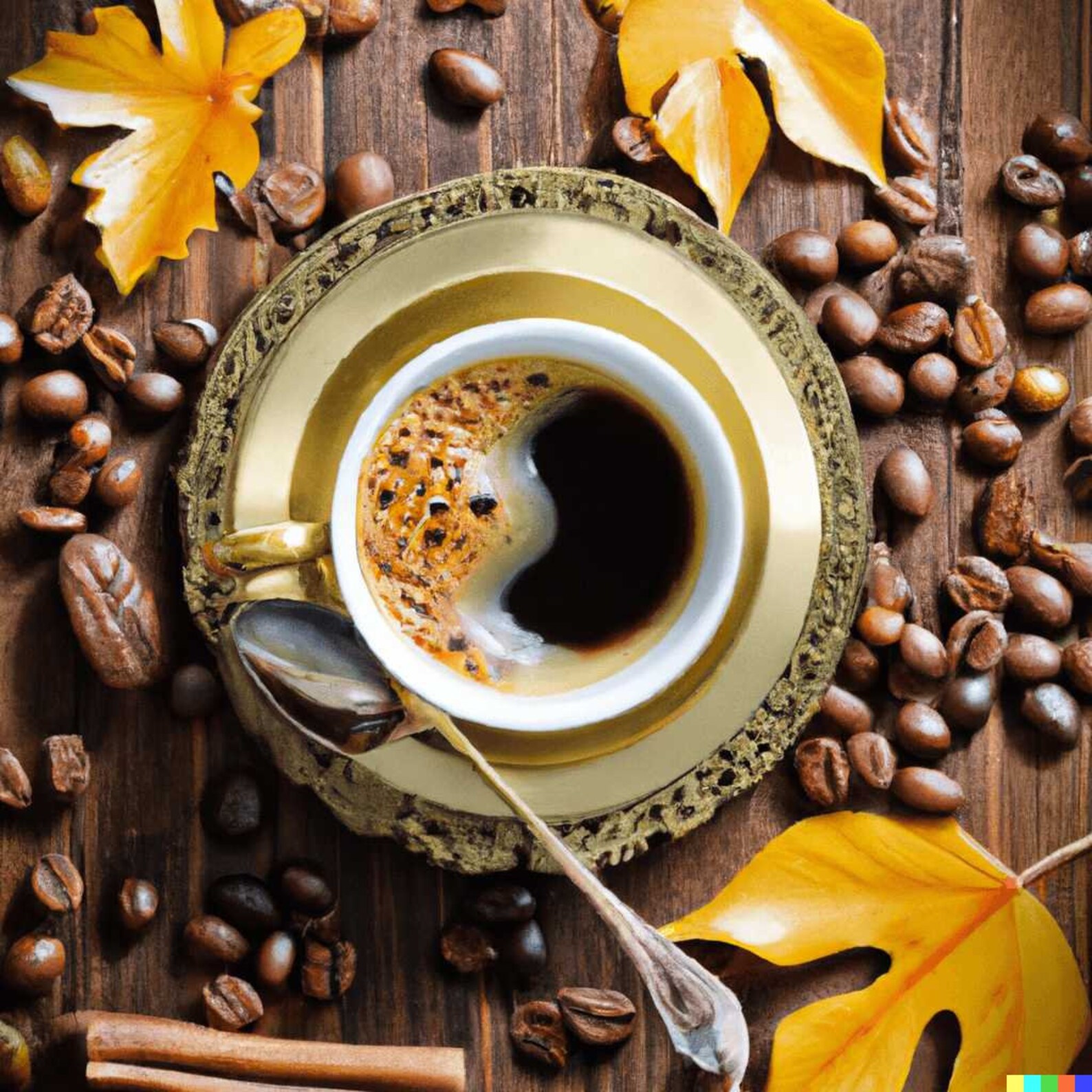 A cup of Colombian coffee.