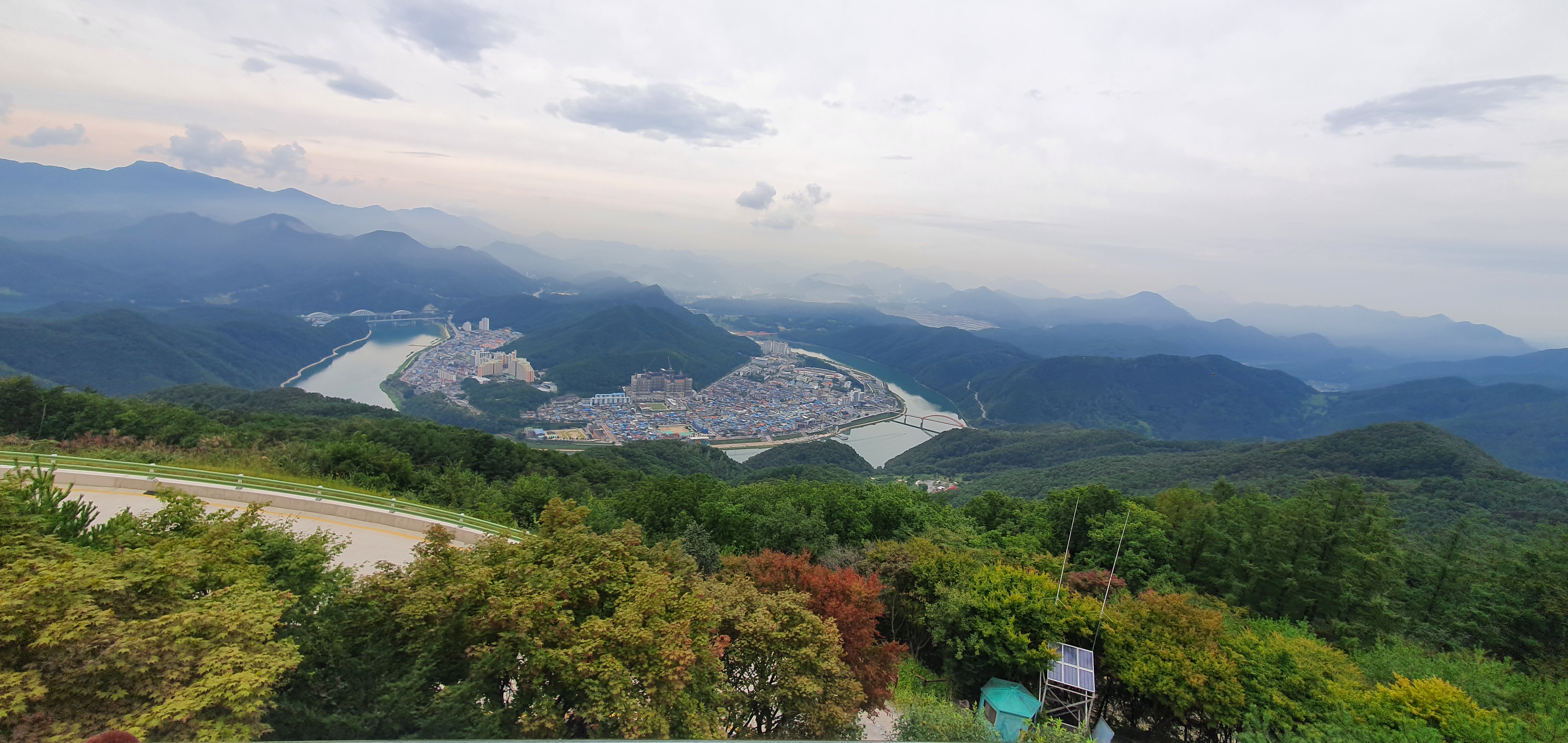 City view from mountain