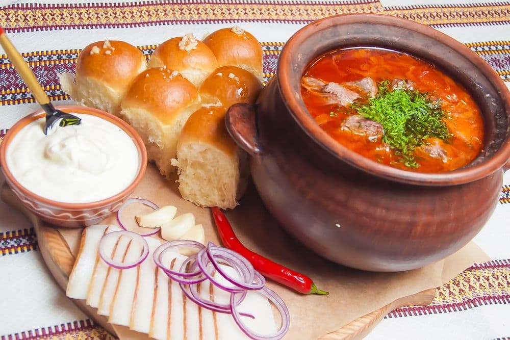 Ukrainian borsch