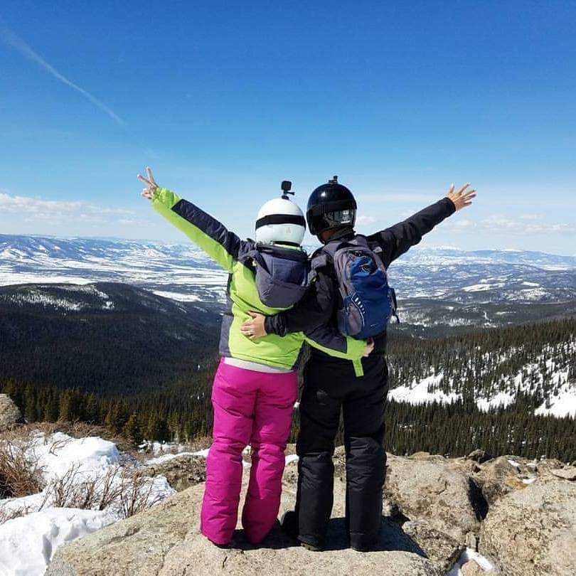 couple on mountain top