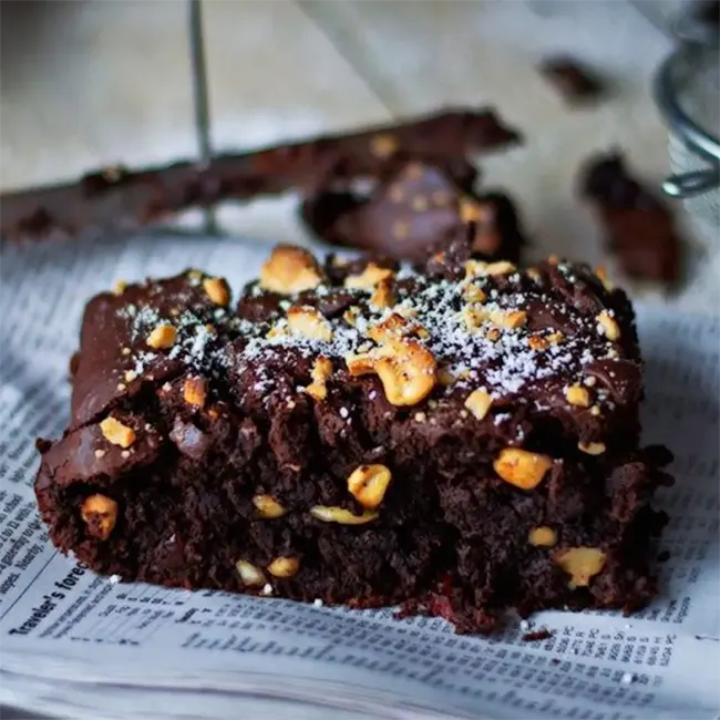Chocolate Cashew Brownie
