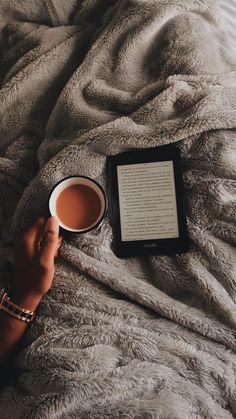 Woman reading a kindle