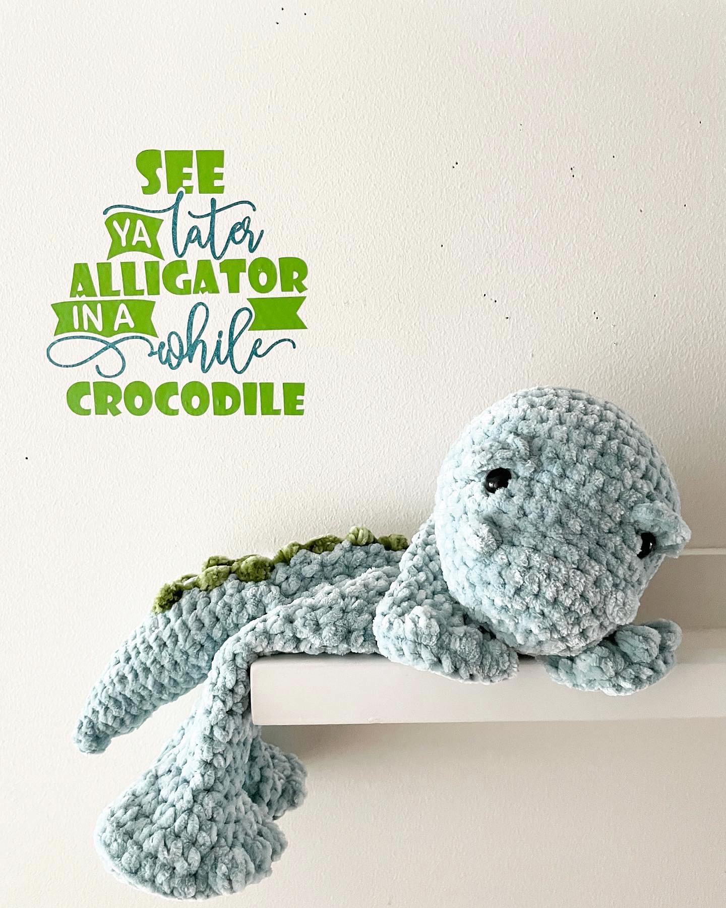 crochet crocodile