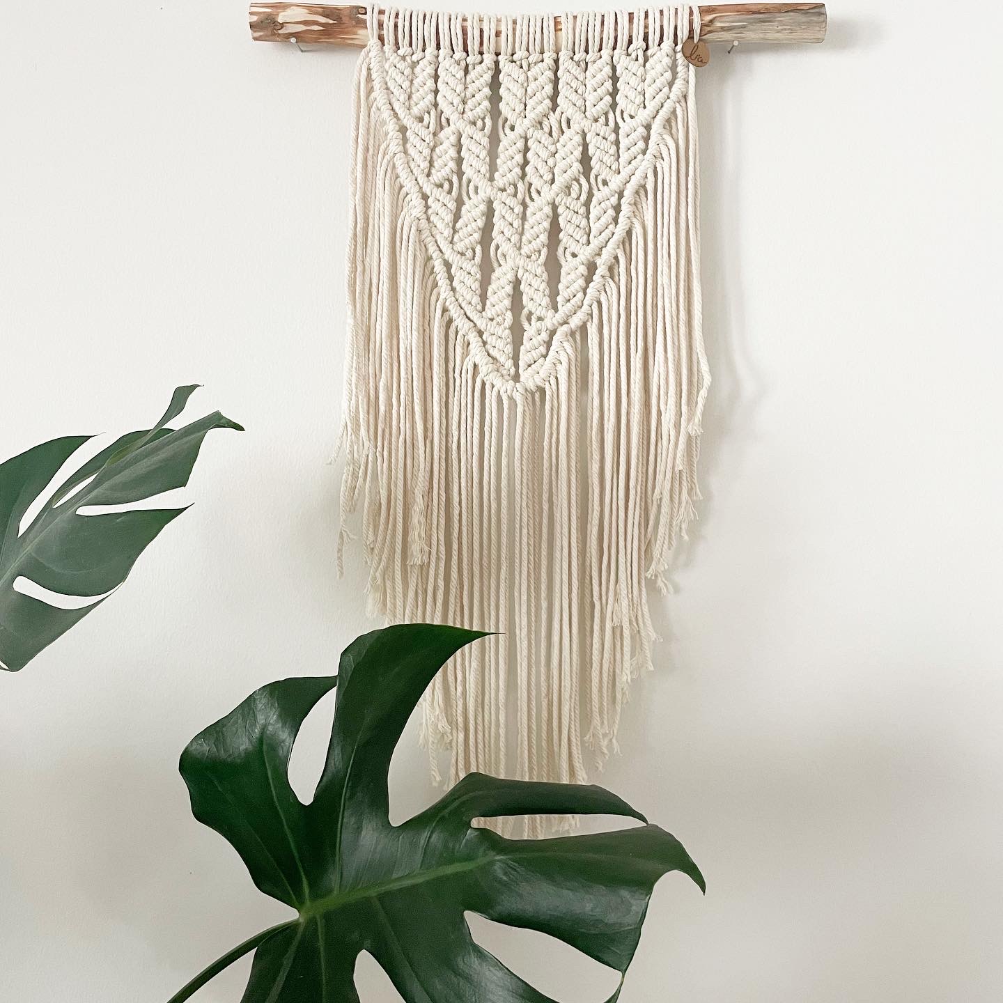 small macrame wall hanging