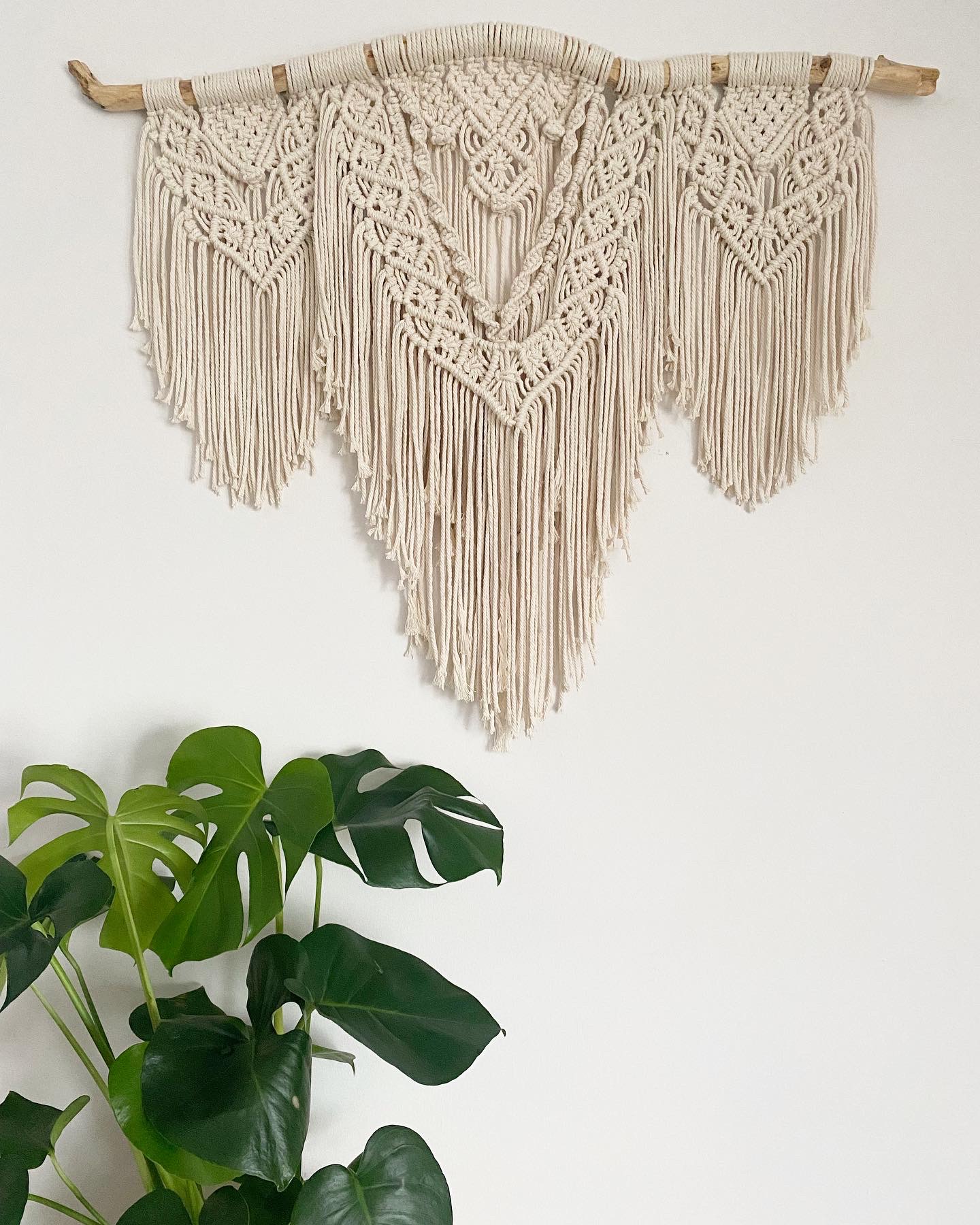 large macrame wall hanging