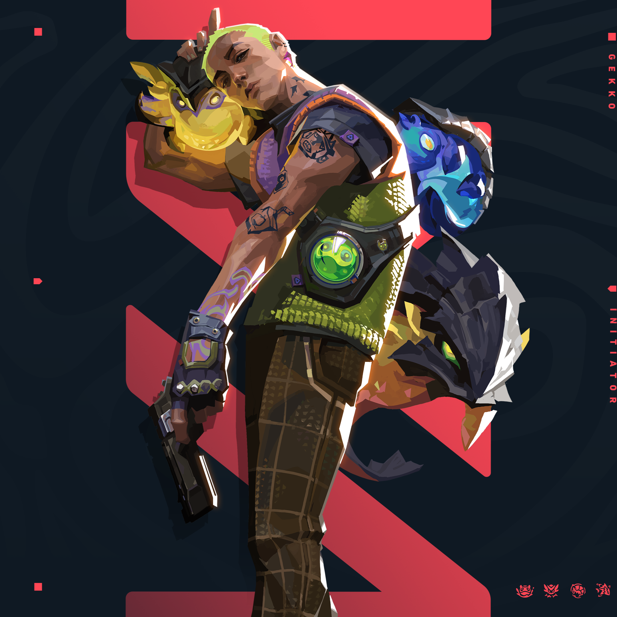 character photo of gekko