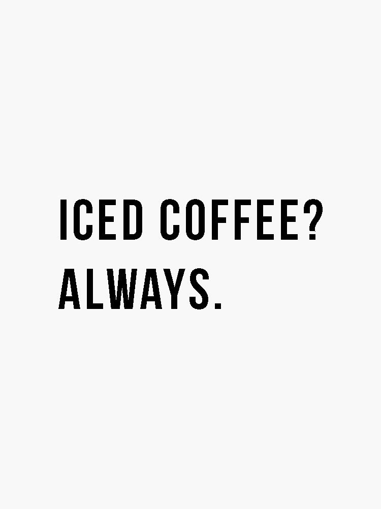 icedcoffee sticker