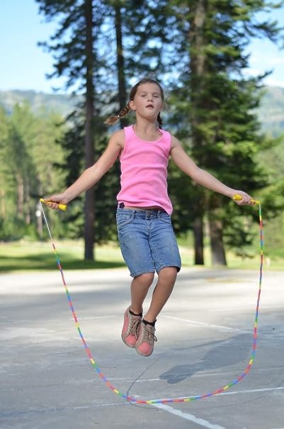 little-girl-skiiping