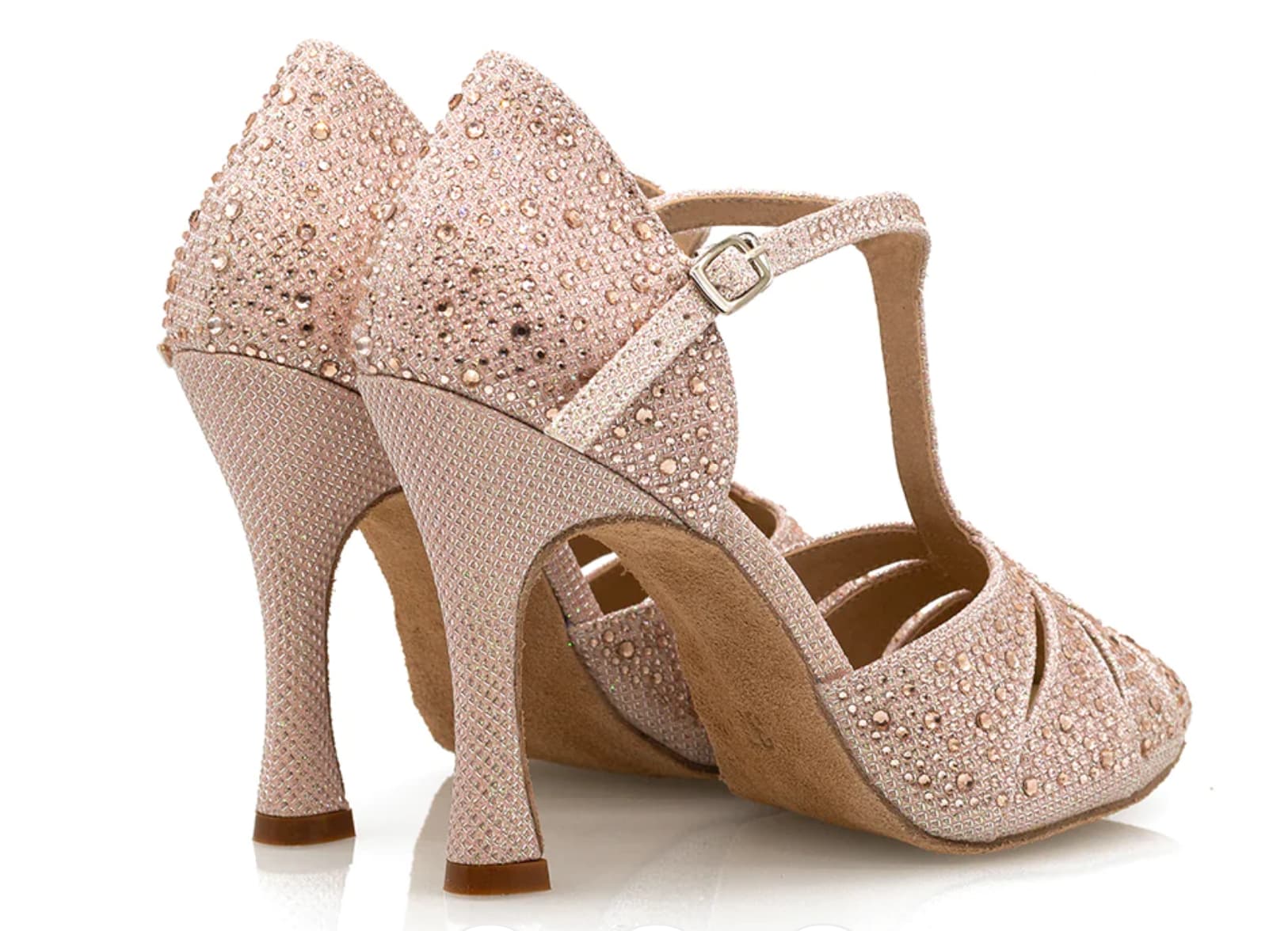 High heel dance shoes back picture