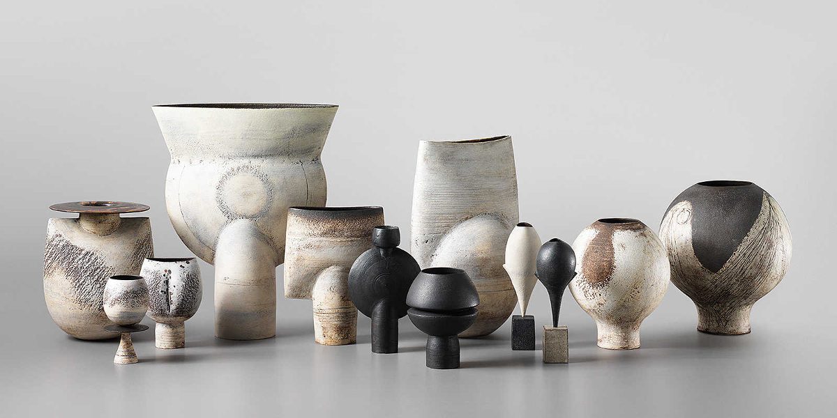 Ceramic vessels by Hans Coper