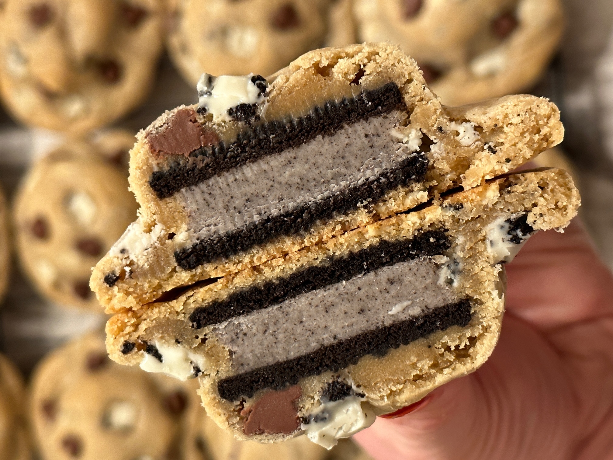 oreo stuffed cookies