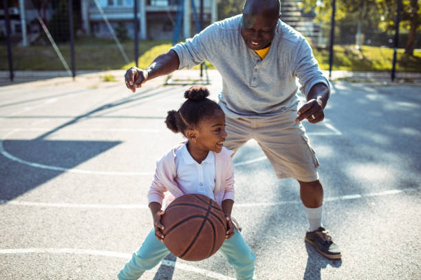 family exercising Together