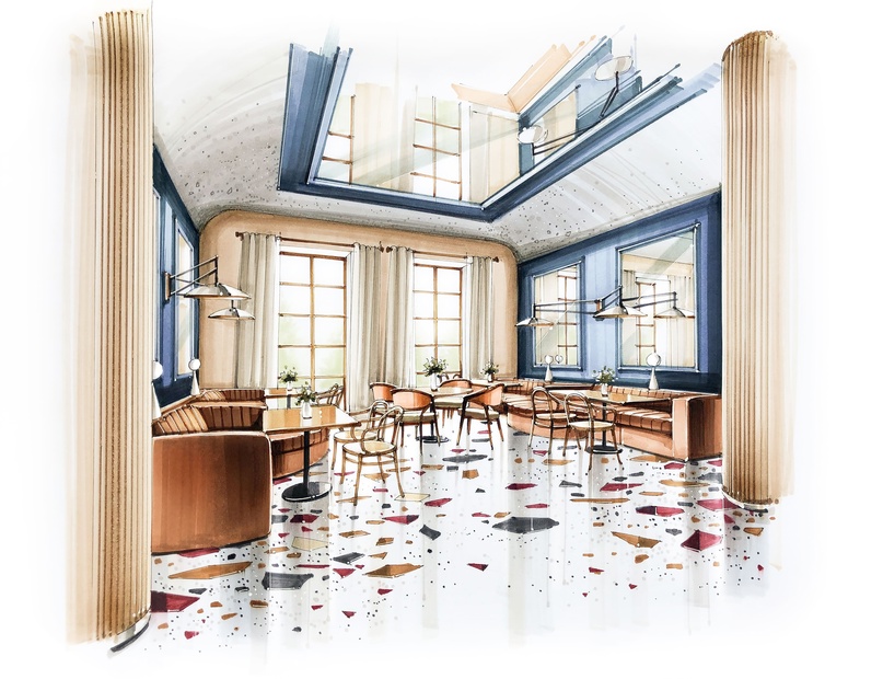 interior design sketch