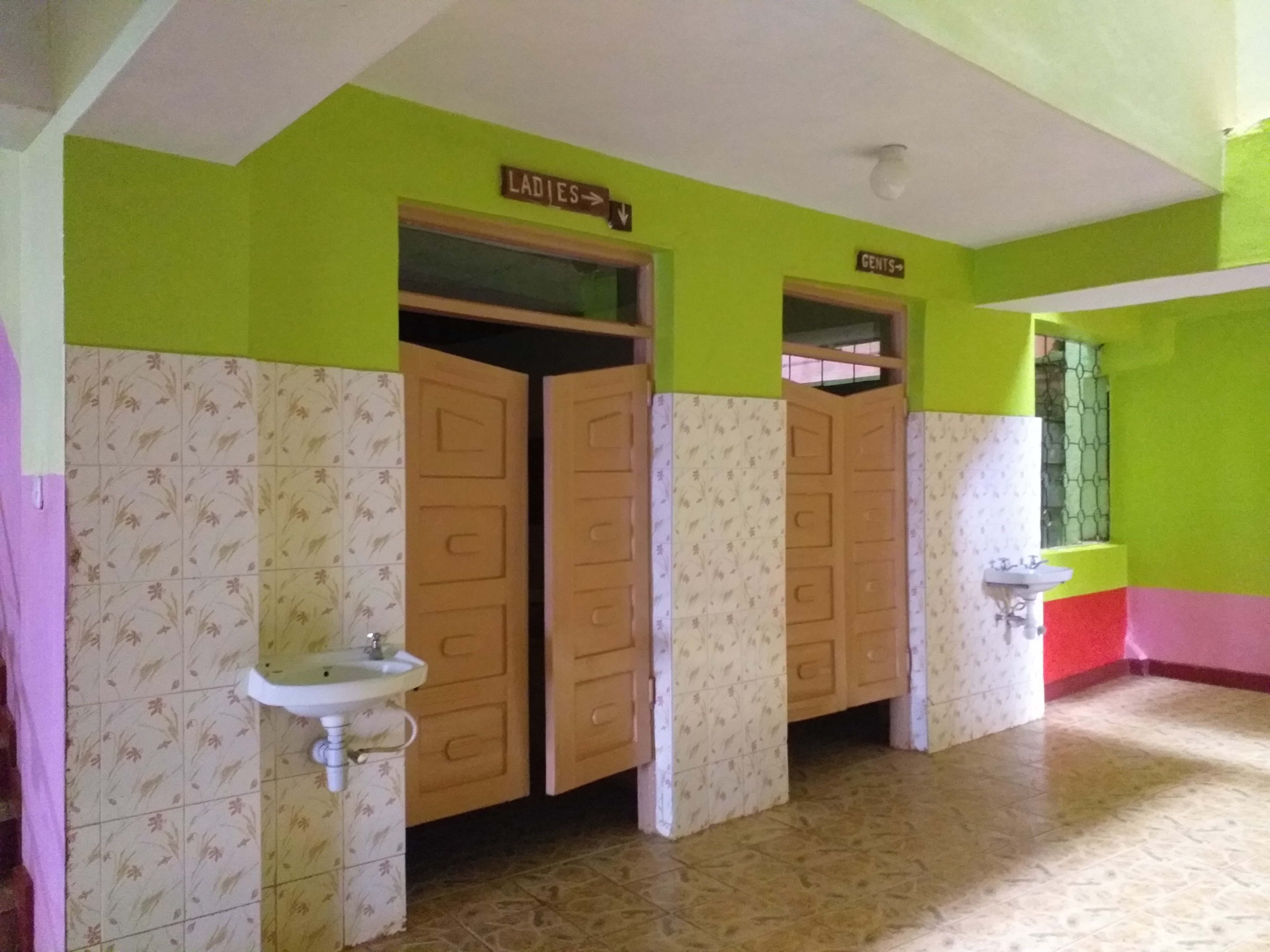 A photo of Prestige Guest Lodge spacious common washrooms