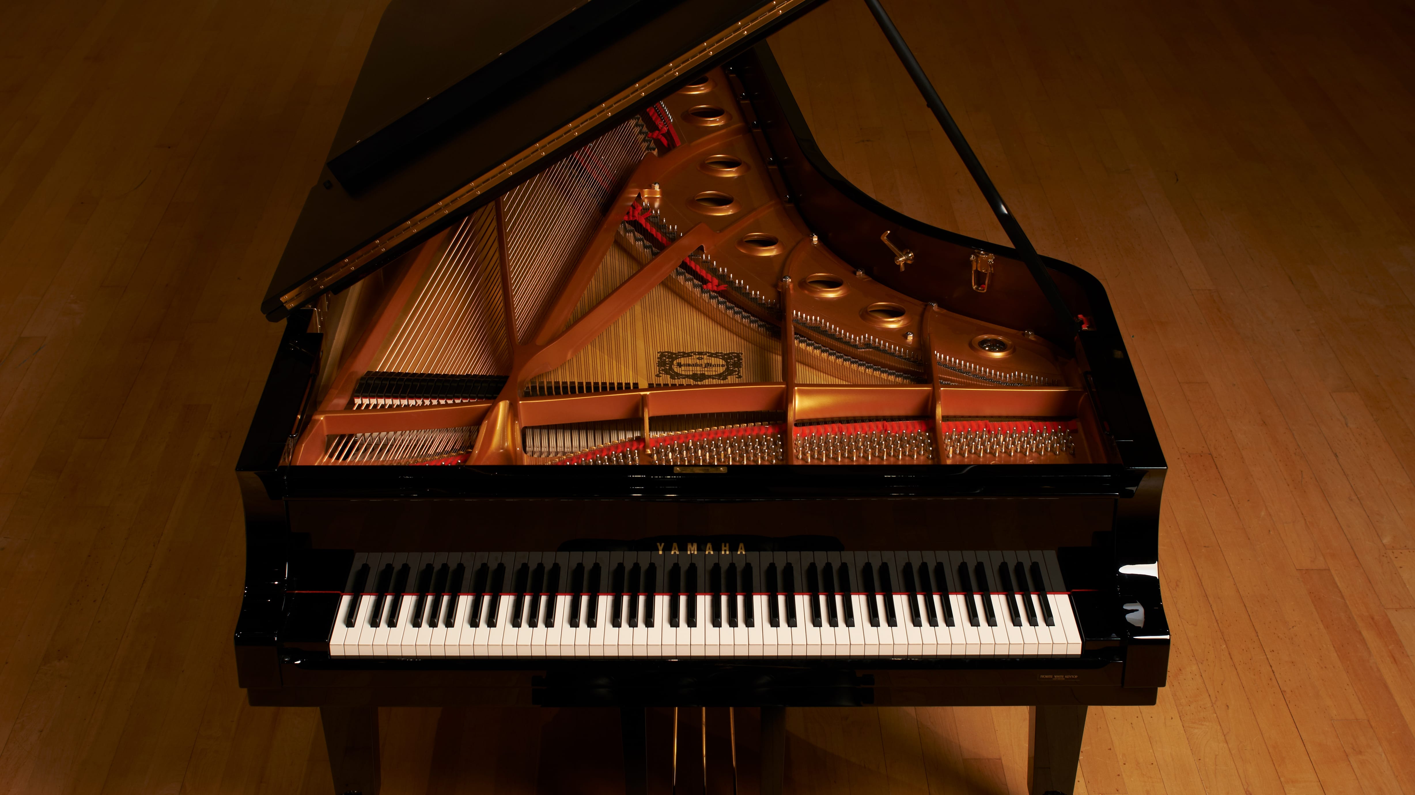 Overhead Shot of a Grand Piano