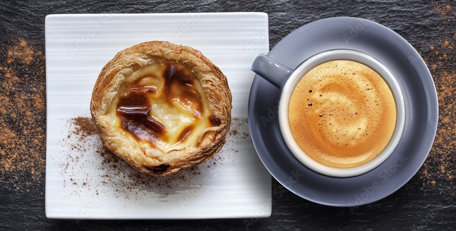 Pastel de Nata and Cofee