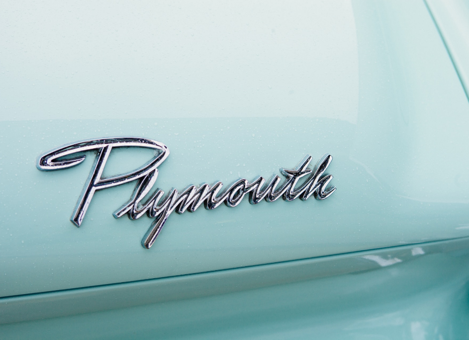 Plymouth car badge