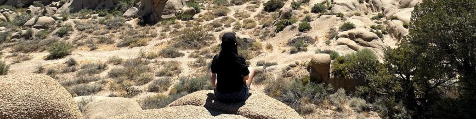 Monica in yoshua tree photo