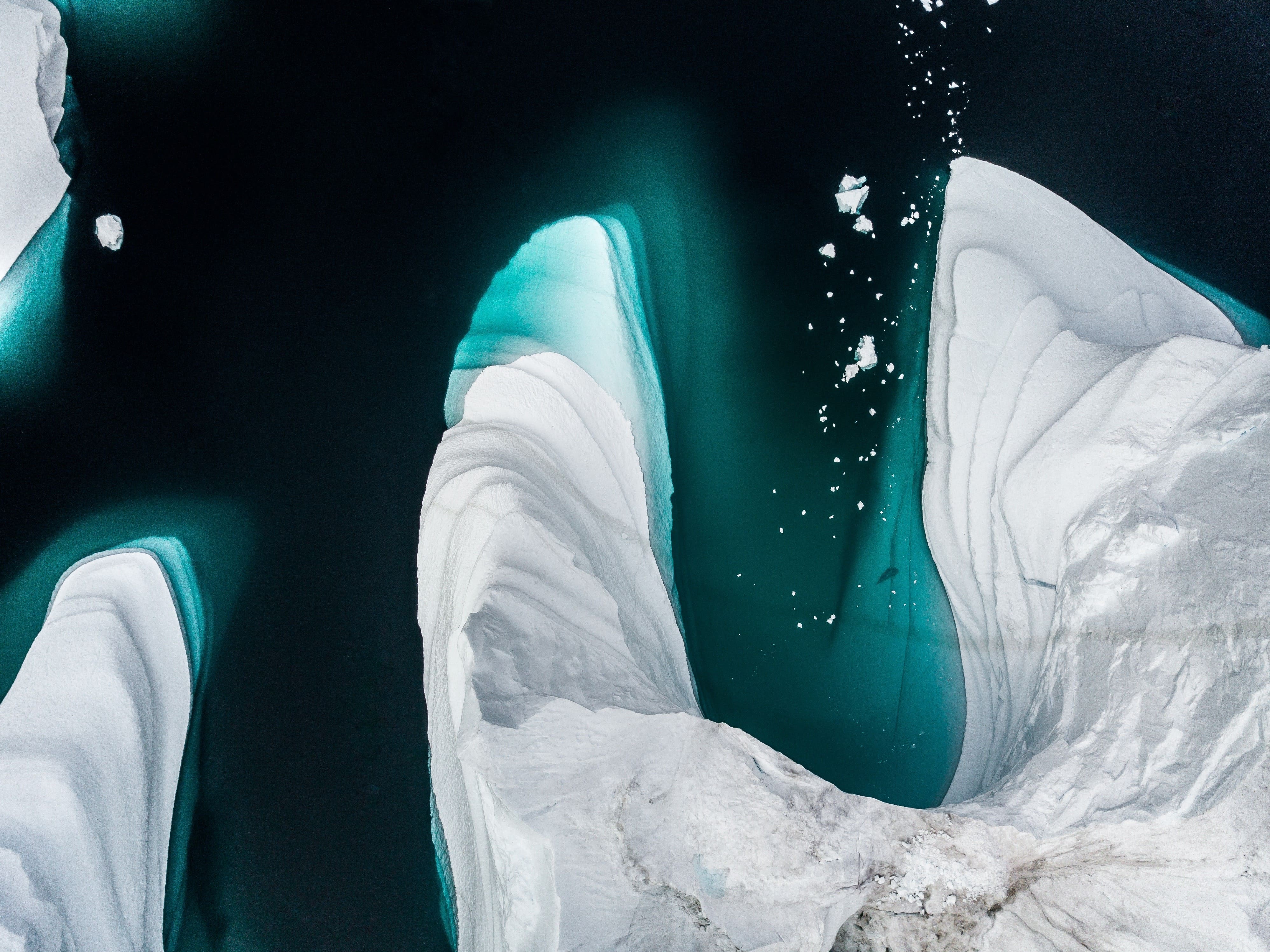 Iceberg from above