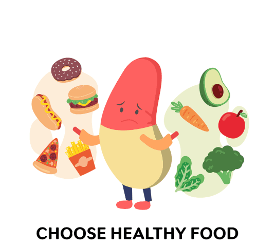 Healthy eating animation GIF
