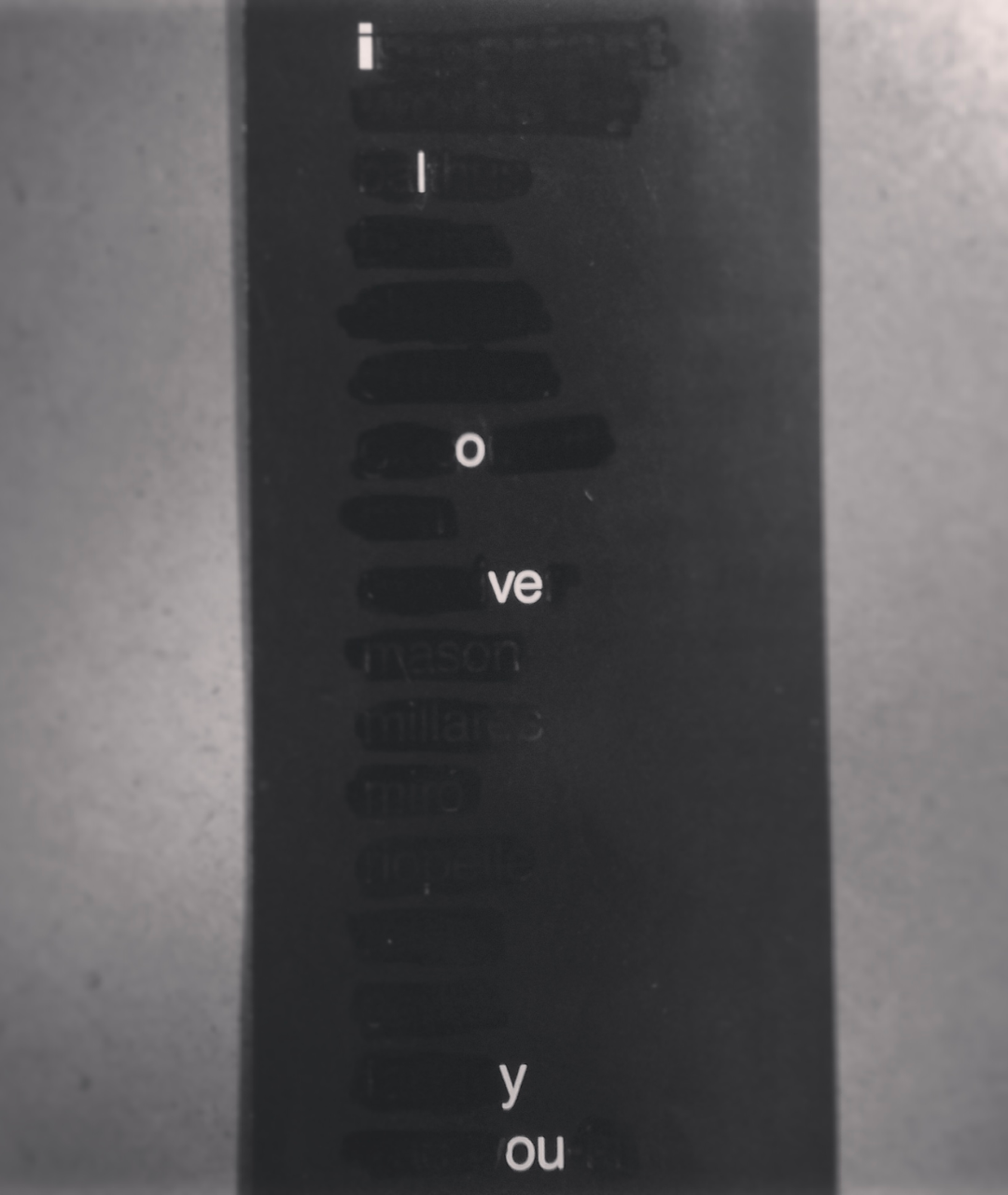 image of a black out poem