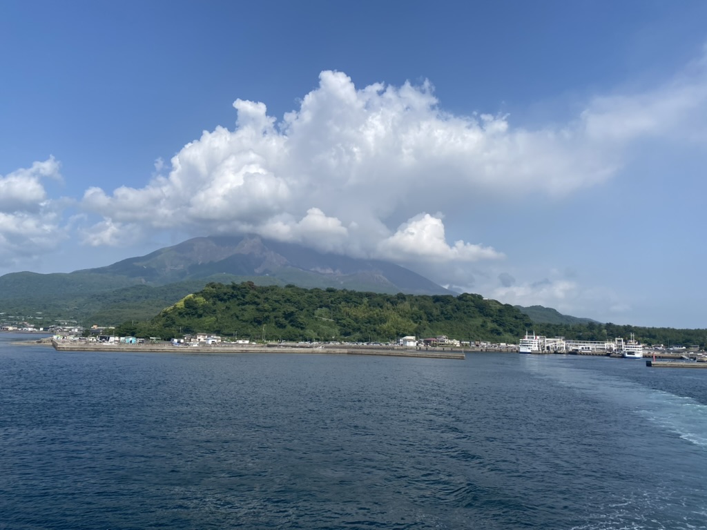Sakurajima Volcano in Kagoshima