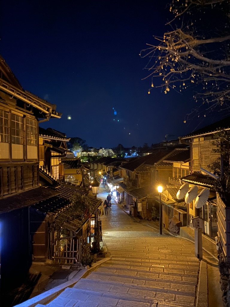 Kyoto Street at Night