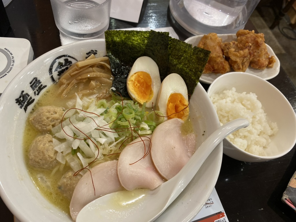 Chicken Ramen and Karaage