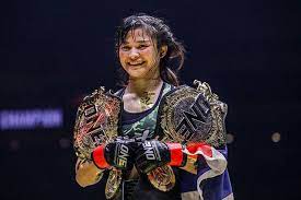 Woman Muay Thai Champion