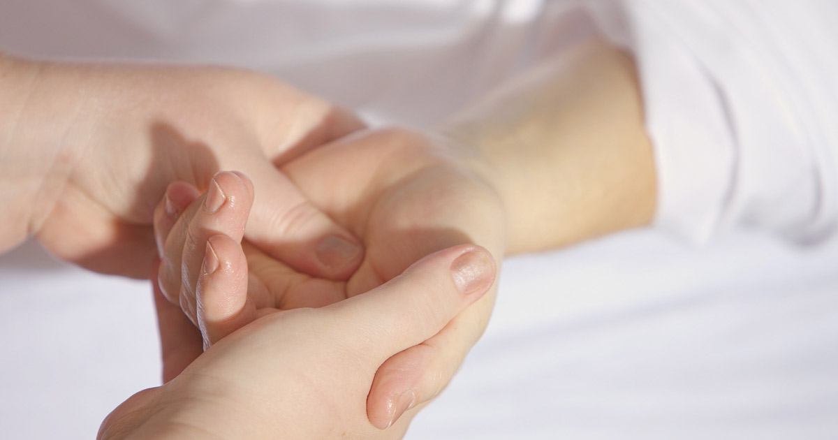 The hands that cares