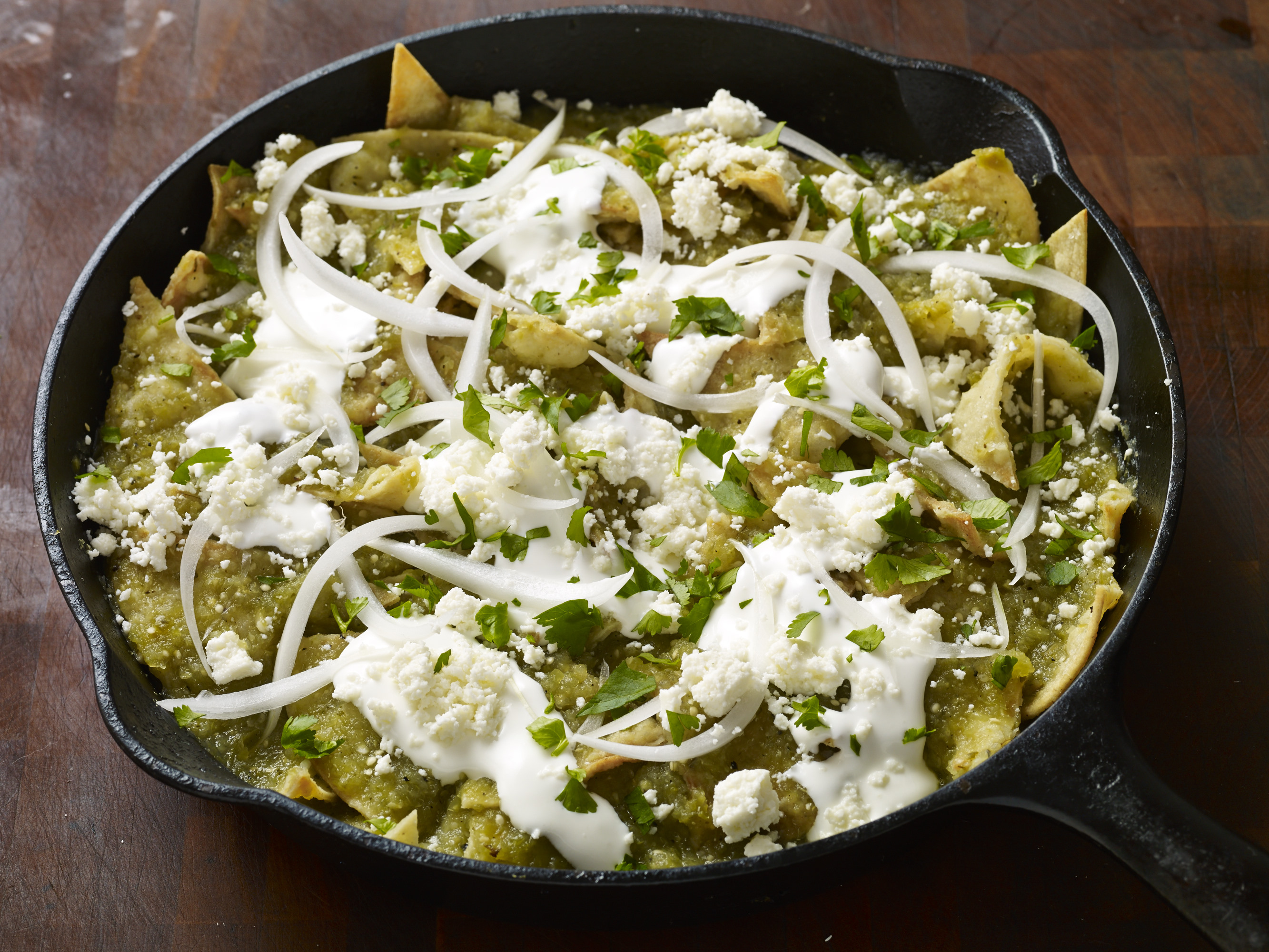 Image of chilaquiles verdes.