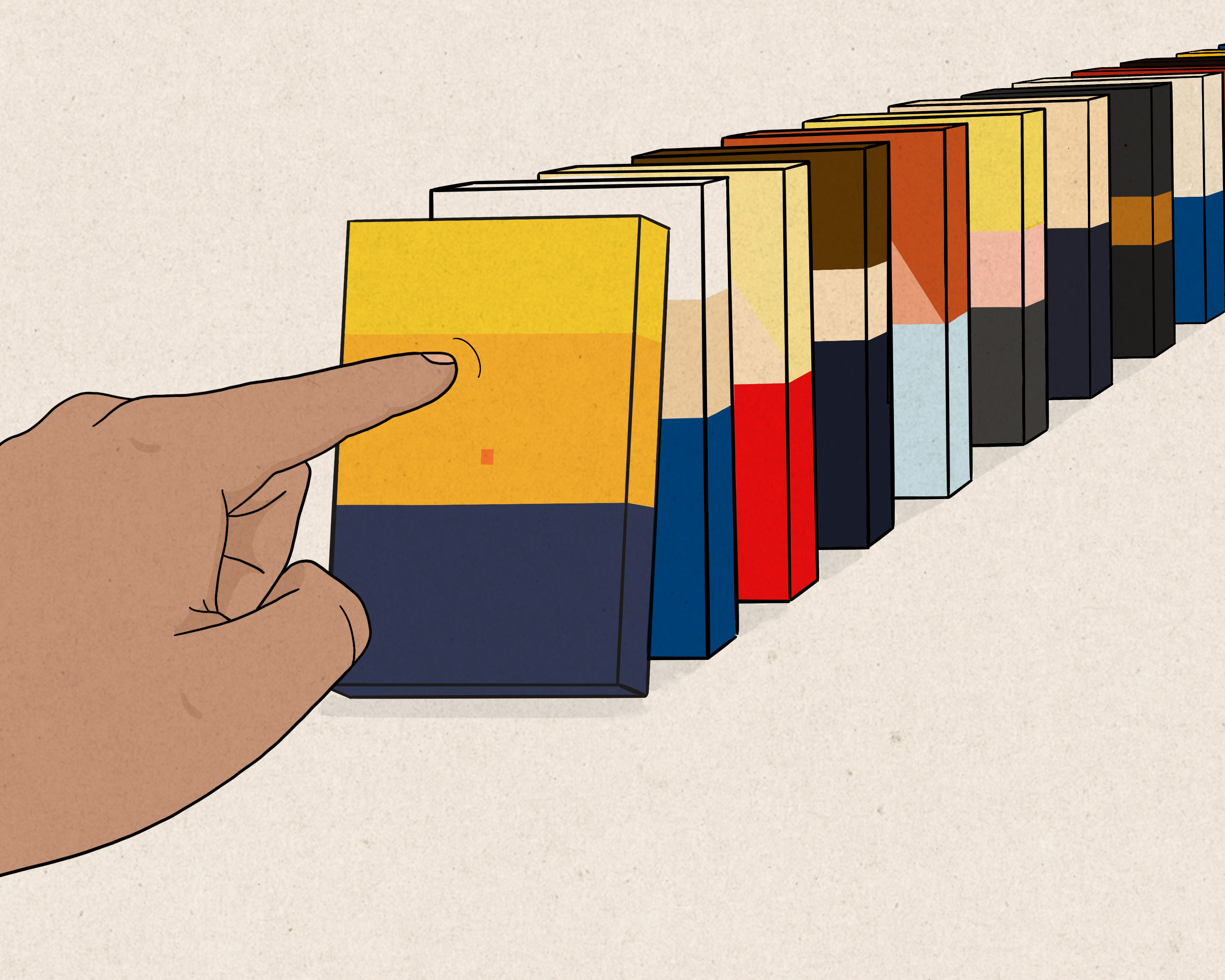 Illustration of a domino