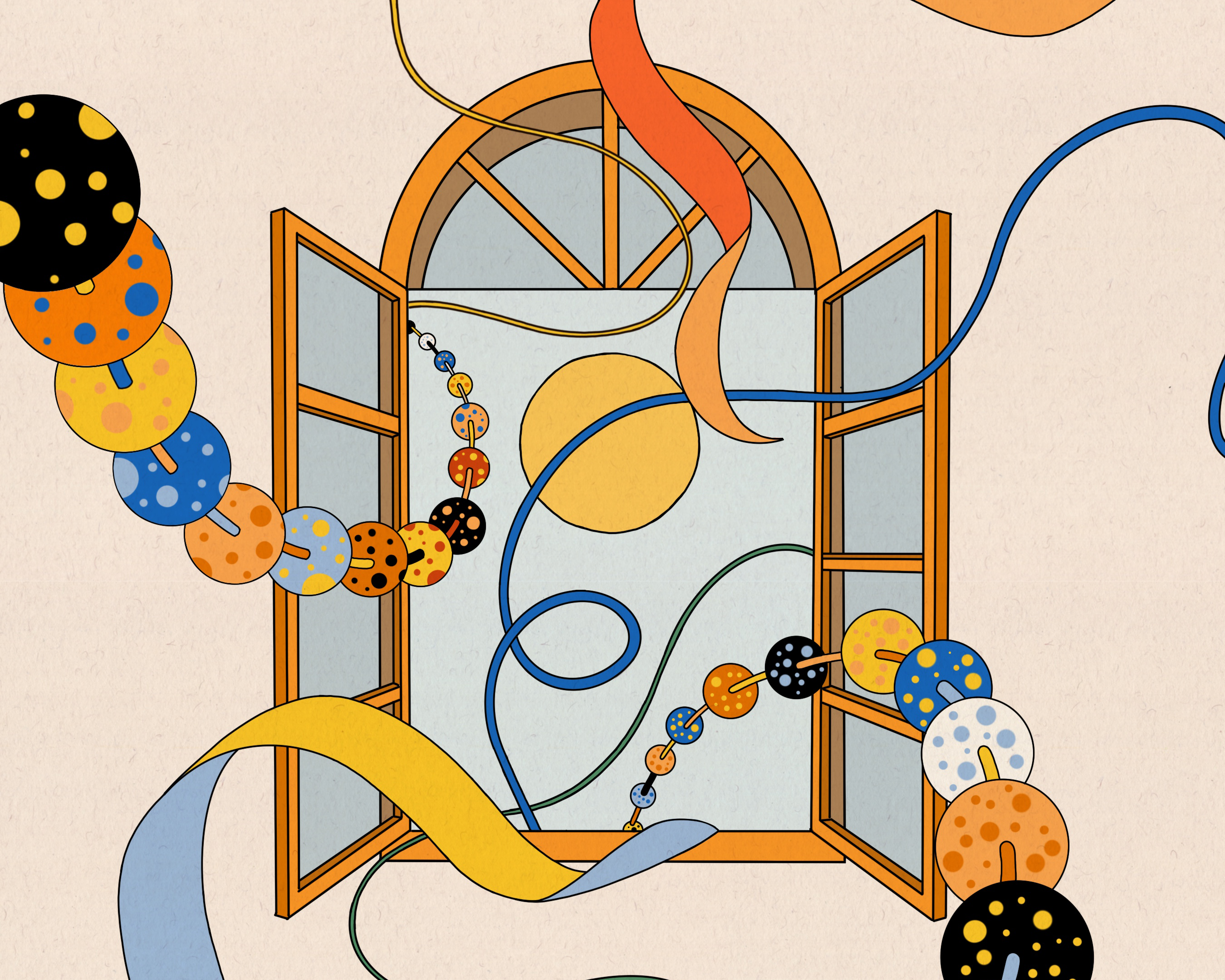 Illustration of a window