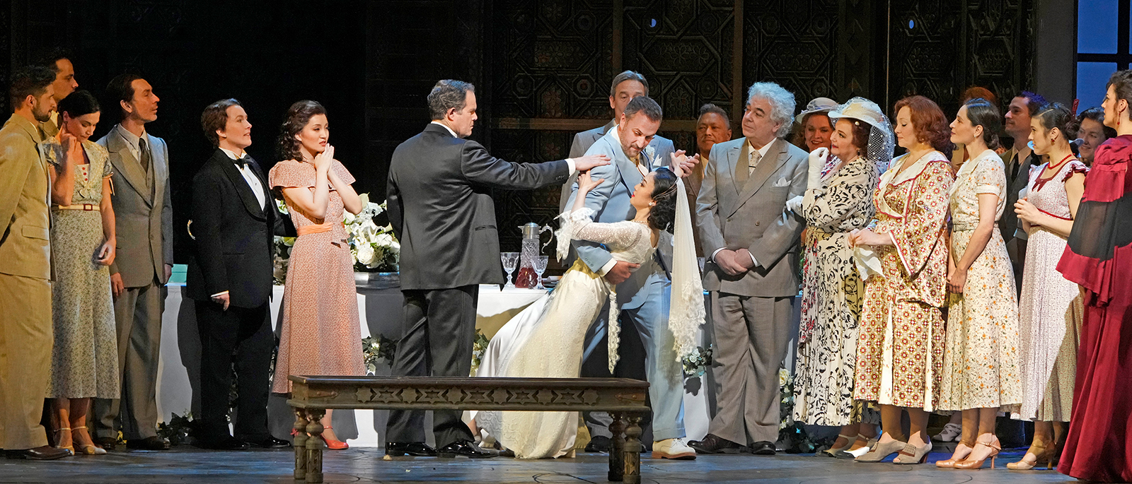 A production of The Marriage of Figaro at The Metropolitan Opera