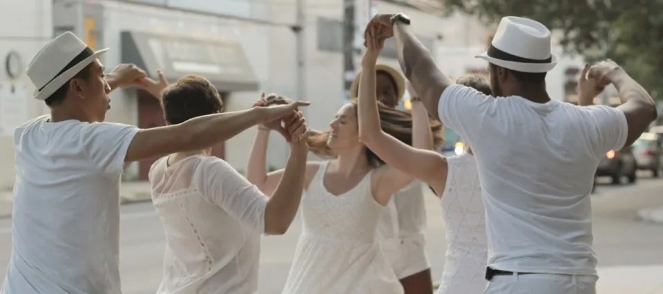 people dancing salsa