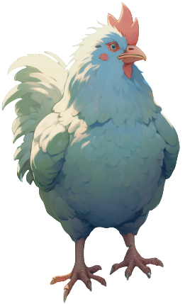 A cute chicken