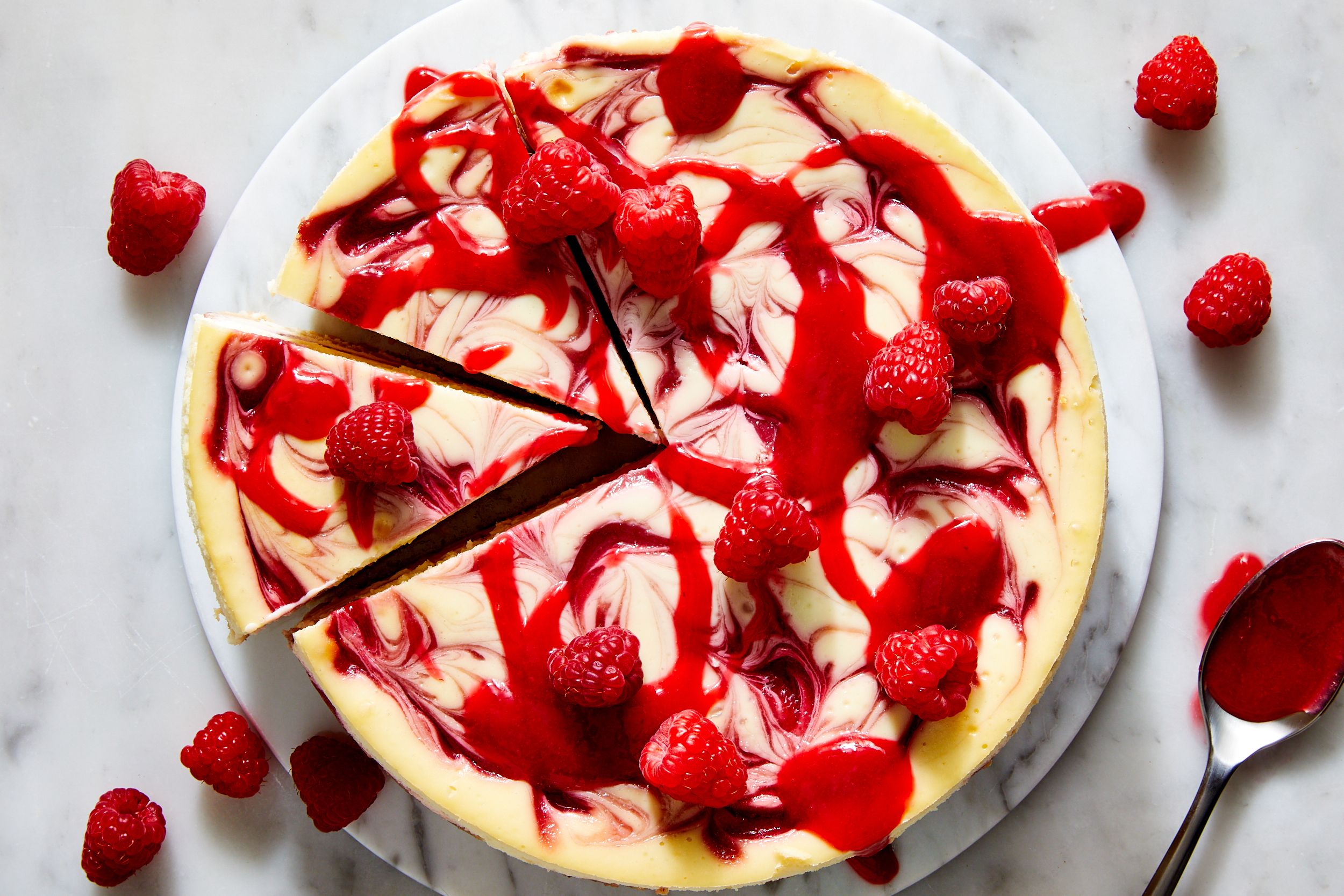 Raspberry cheesecake