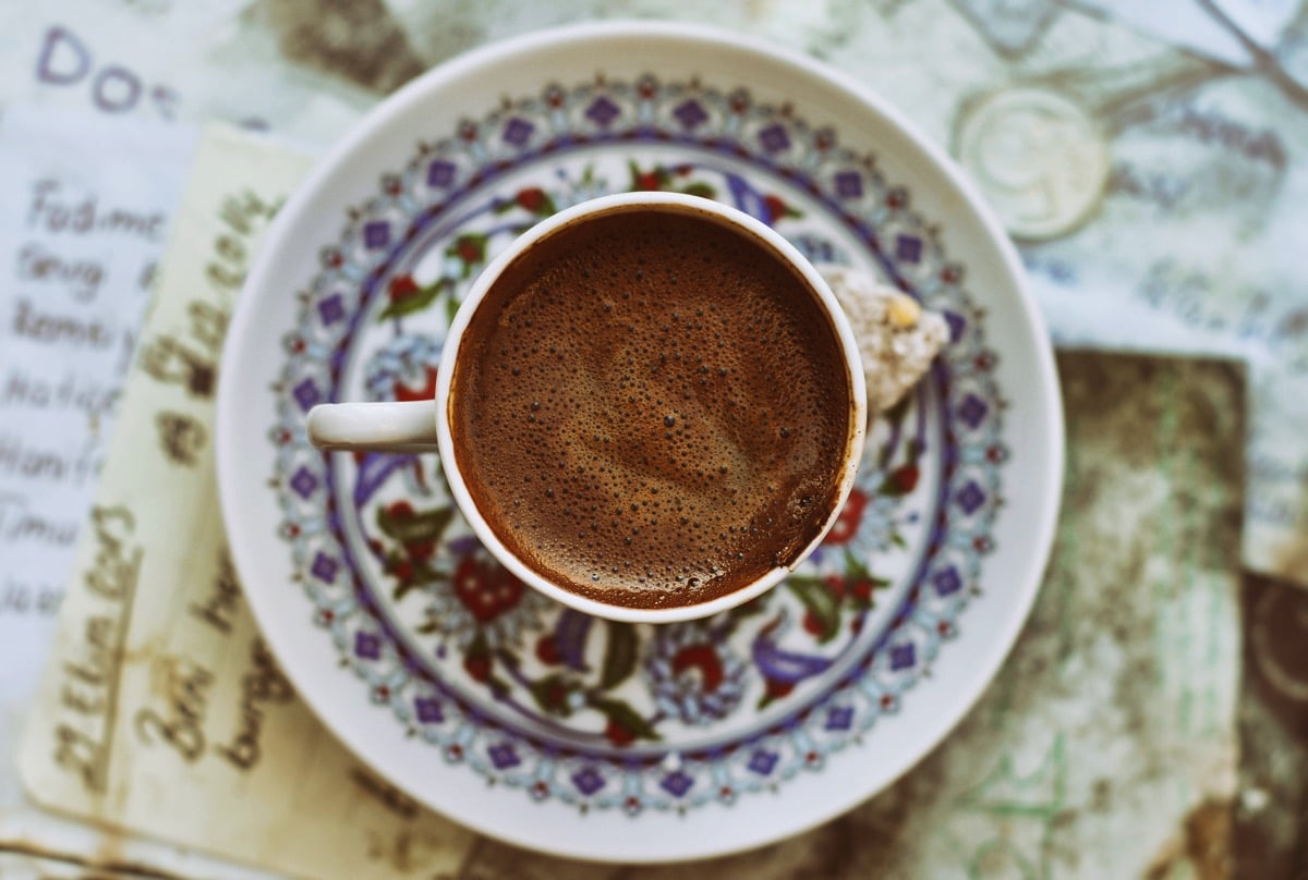 a cup of Turkish coffee