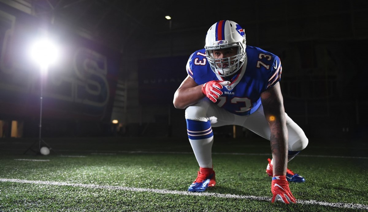 Buffalo Bills 2023 Walter Peyton Man of the Year Nominee Dion Dawkins