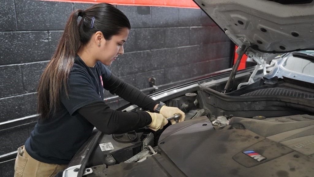 female mechanic