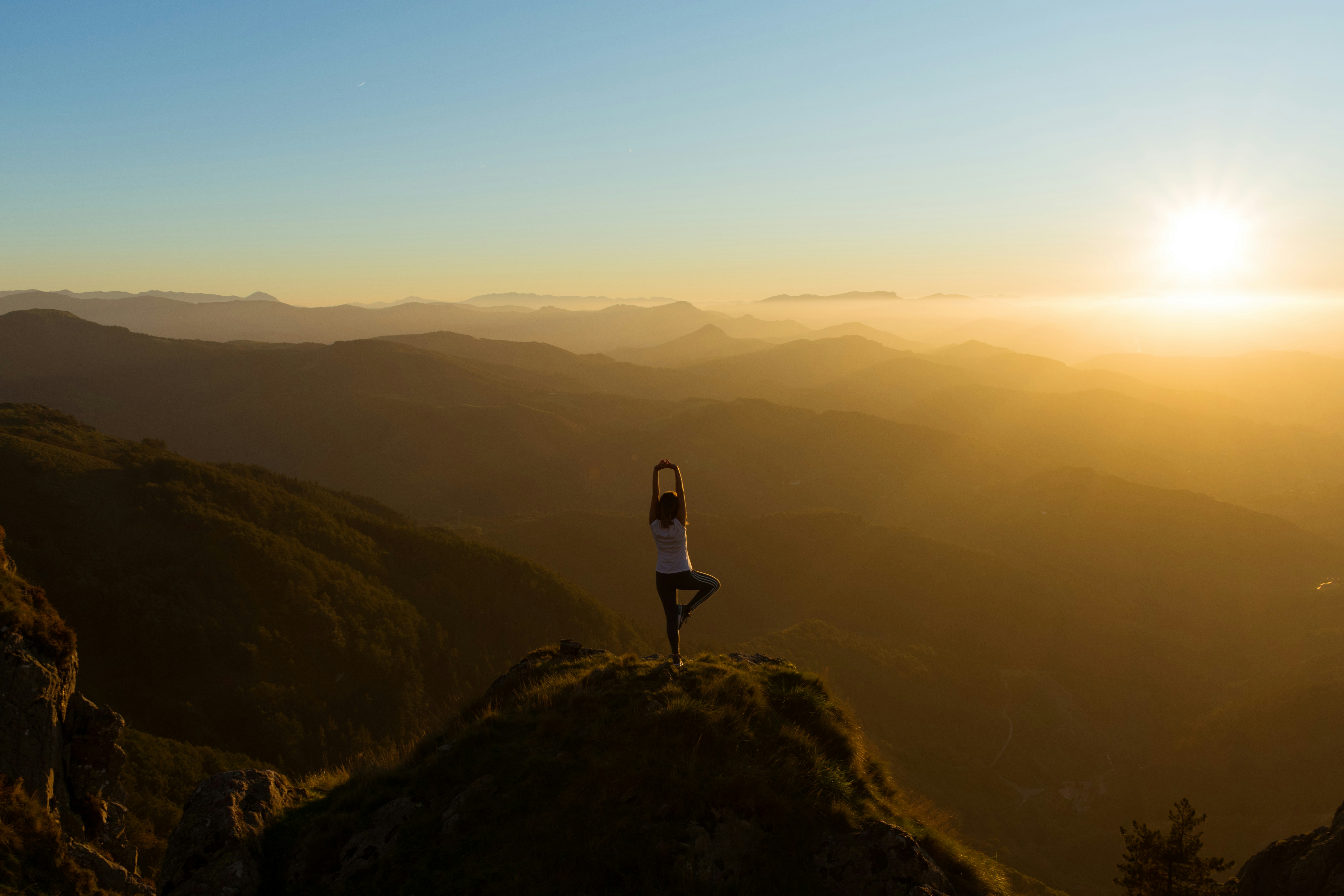 Woman doing yoga