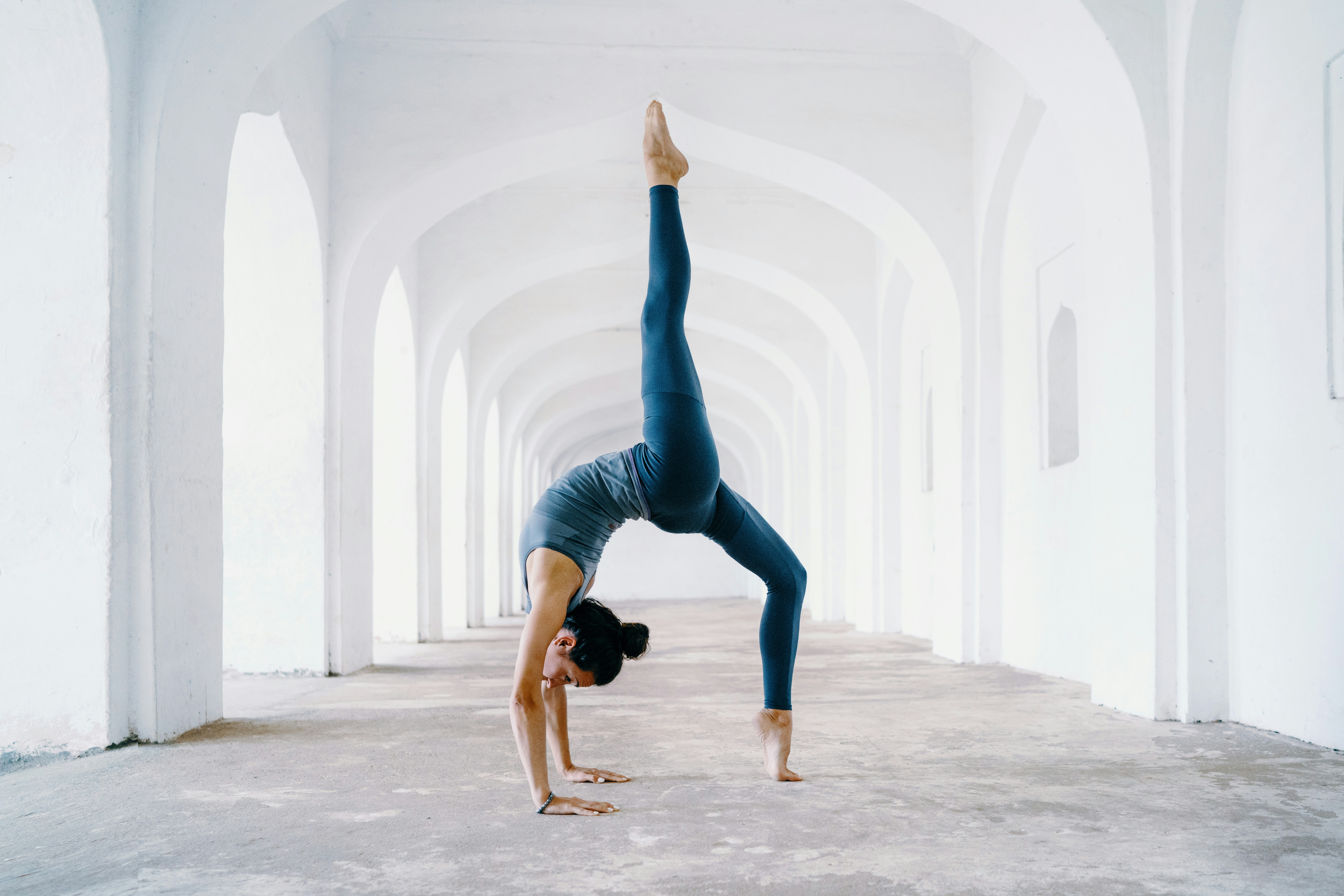 Woman doing yoga
