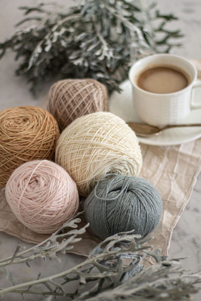 yarn cakes and coffee